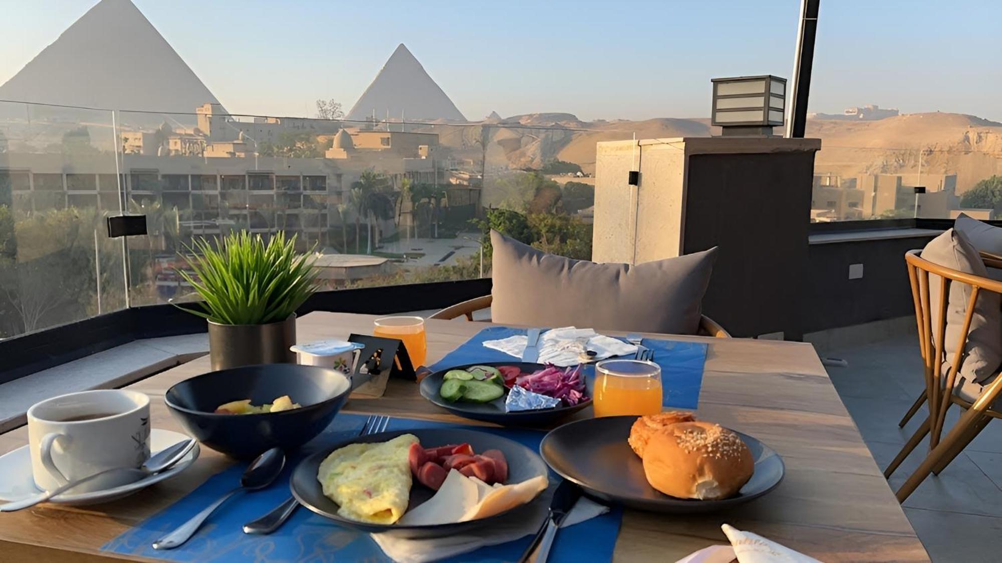 Nozol Pyramids Hotel And Spa Kafrat al Jabal Экстерьер фото